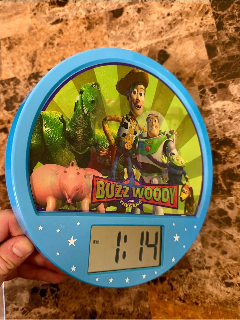 VINTAGE TOY STORY WALL CLOCK